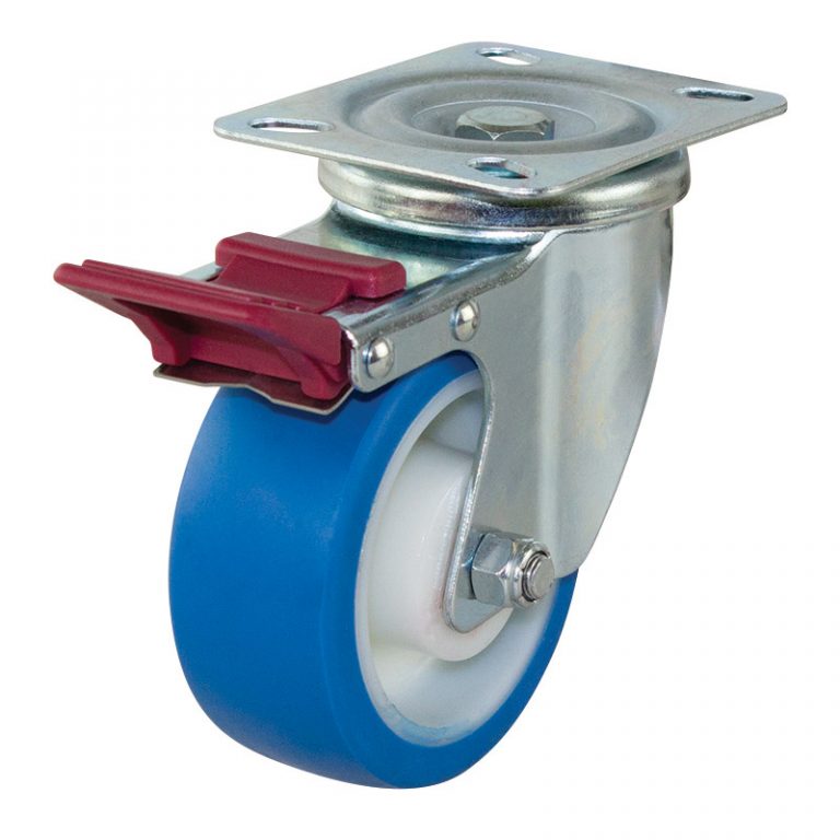 100mm Reb Poly Wheel 150kg Capacity Castor (S4054B) - Richmond Wheel ...