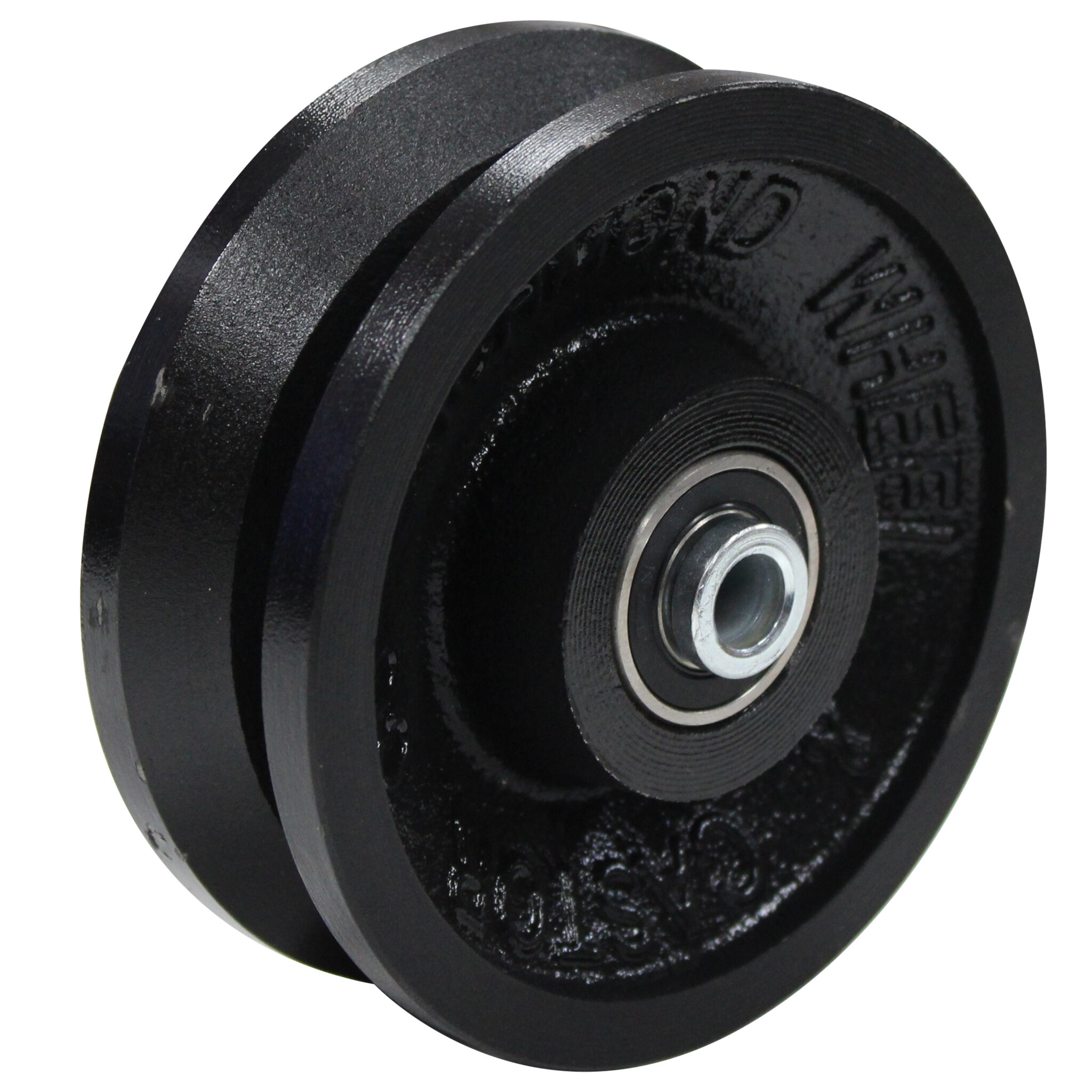 100mm V Groove Track Wheel | 3/8