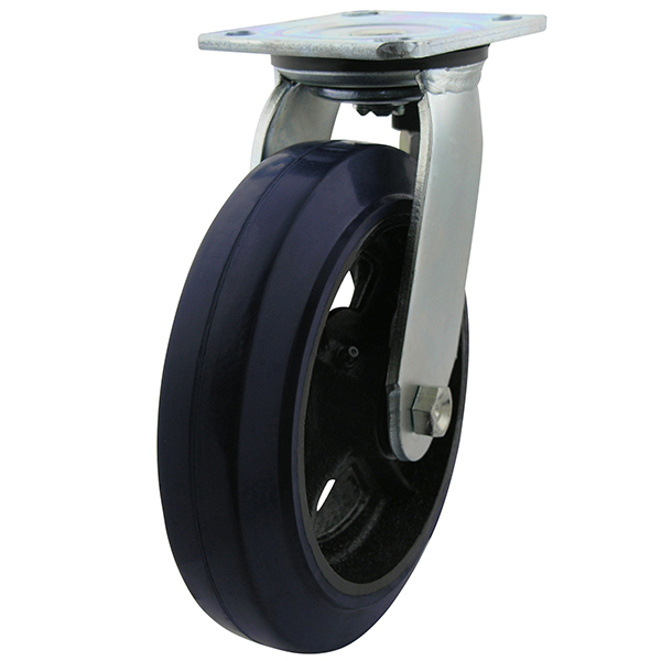 200mm Rubber Wheel 250kg Capacity Castor (S8802) - Richmond Wheel ...