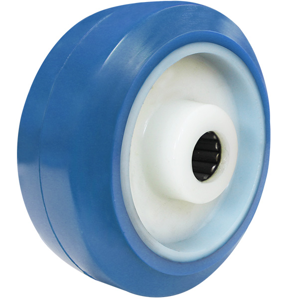 125mm Rebound Polyurethane Tyred Wheel | 3/4