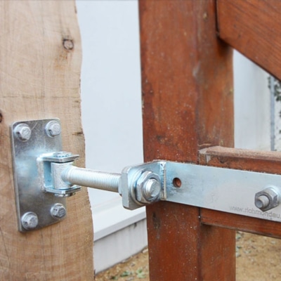 M24 Adjustable Wooden Gate Hinge (GTR108) - Richmond Rolling Solutions